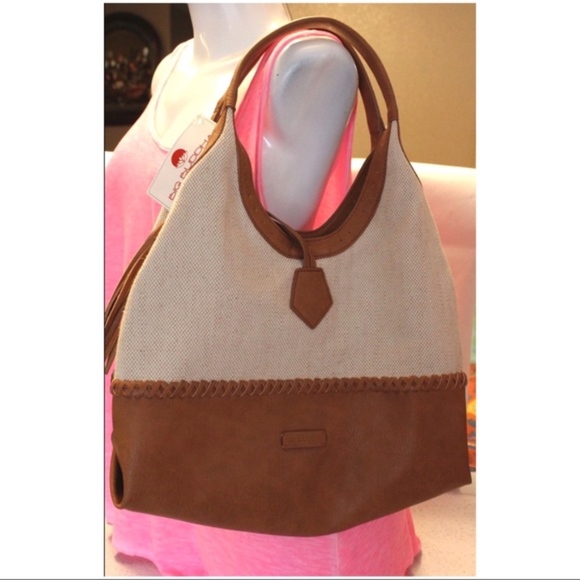 Big Buddha Tan Tassel Shoulder Bag Tote NWT - Picture 3 of 4